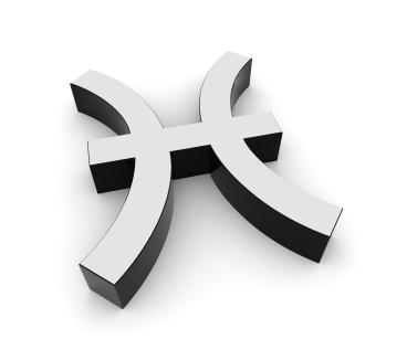Pisces zodiac symbol