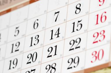 Page from Calendar