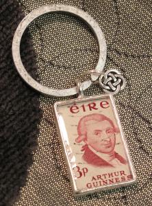 Arthur Guinness Keyring