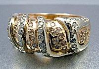 Designer diamond ring.