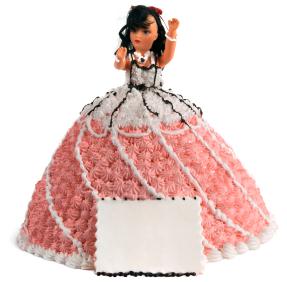 Princess doll cake