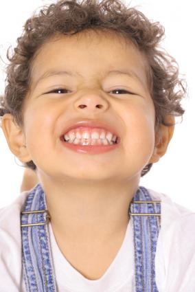 Smiling blonde girl