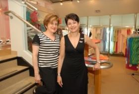 Cyla Weiner, right, along with her sister Helen Kestler