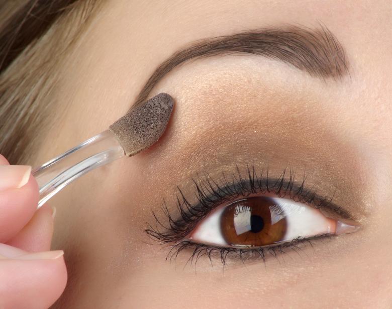 How do you apply eyeshadow?