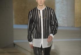 Phillip Lim striped shirt and pants