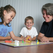 playing board games