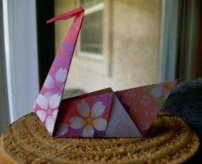 origami swan