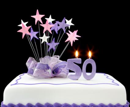 50th Birthday Cakes   on 50th Birthday Party Cake  Copyright Robynmac At Dreamstime Com