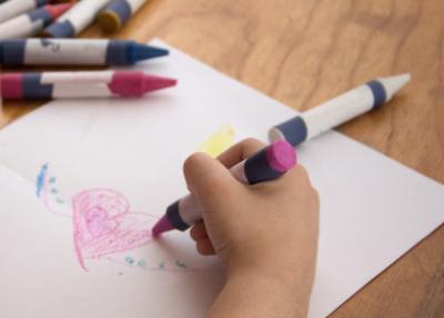 coloring a heart