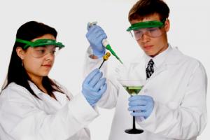 Laboratory Halloween party drinks