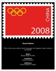 Online invitation to an Olympics-watching party