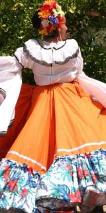 Traditional Mexican dancing is fun.