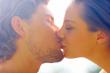 kissing couple