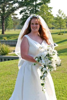 Plus size bride