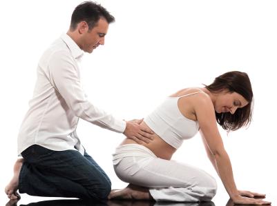 Lamaze birthing classes may teach the partner how to give a back massage.