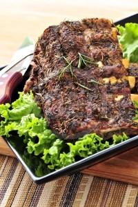 Oven-baked baby back ribs