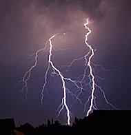 Double lightning strike