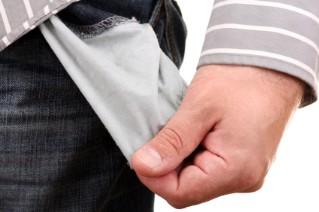 empty pocket