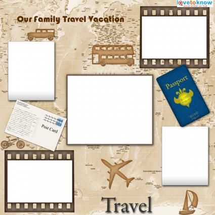 Travel Templates for Scrapbooking | LoveToKnow