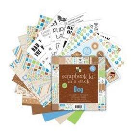 8x8 dog scrapbook kit