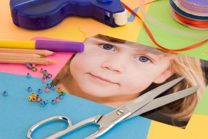 making a scrapbook page