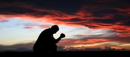Man in prayer