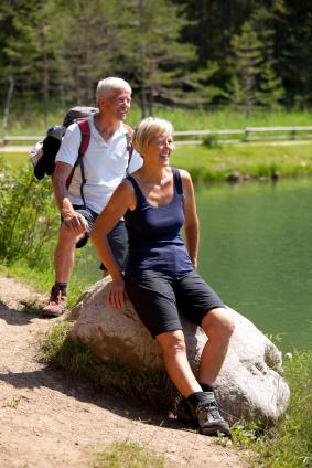 hiking seniors