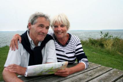 Happy retired couple