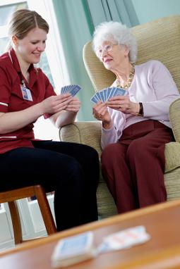 Home Caregiver Playing Cards
