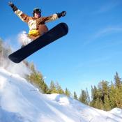 Snowboard salti