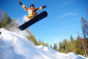 Snowboard salti