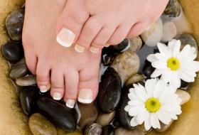 pedicure francés