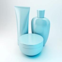 bottles of skincare products