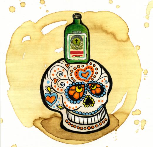 day of dead tattoos girly. day of dead tattoos. This Day of the Dead skull