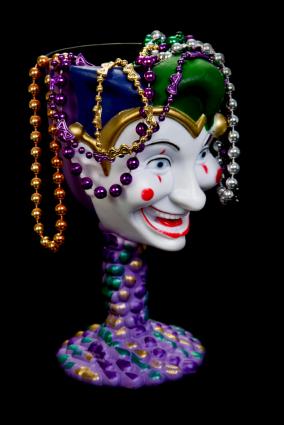 gammel stil joker ansikt