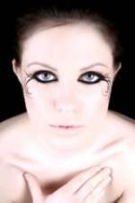 Dekorative eyeliner tattoo