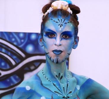 The fastest growing field of temporary body art today is airbrush body paint