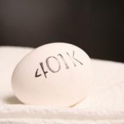 κομπόδεμα με 401k γραμμένο πάνω του
