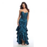 Teal Grad Dress