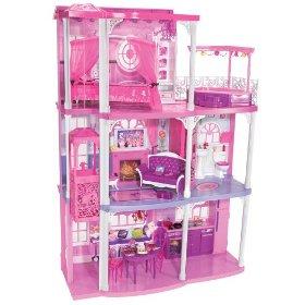 retro barbie dream house