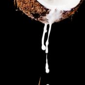 Coconuts and coconut milk can be part of a healthy diet.