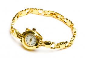 Woman's gold watch