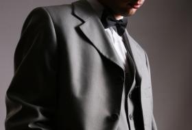 Man in suit and watch