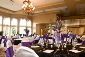 purple banquet room
