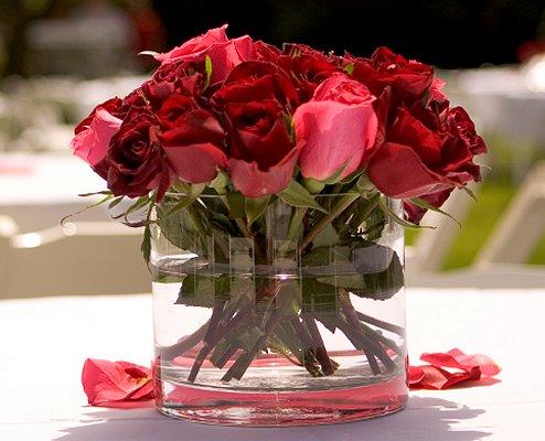 Red Wedding Centerpieces