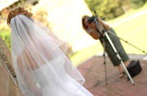 professional photographer at work