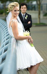short wedding dress