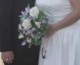 bride with bouquet