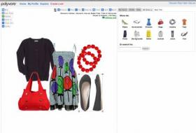 Polyvore screenshot