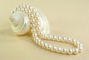 Jewelry made of pearl
